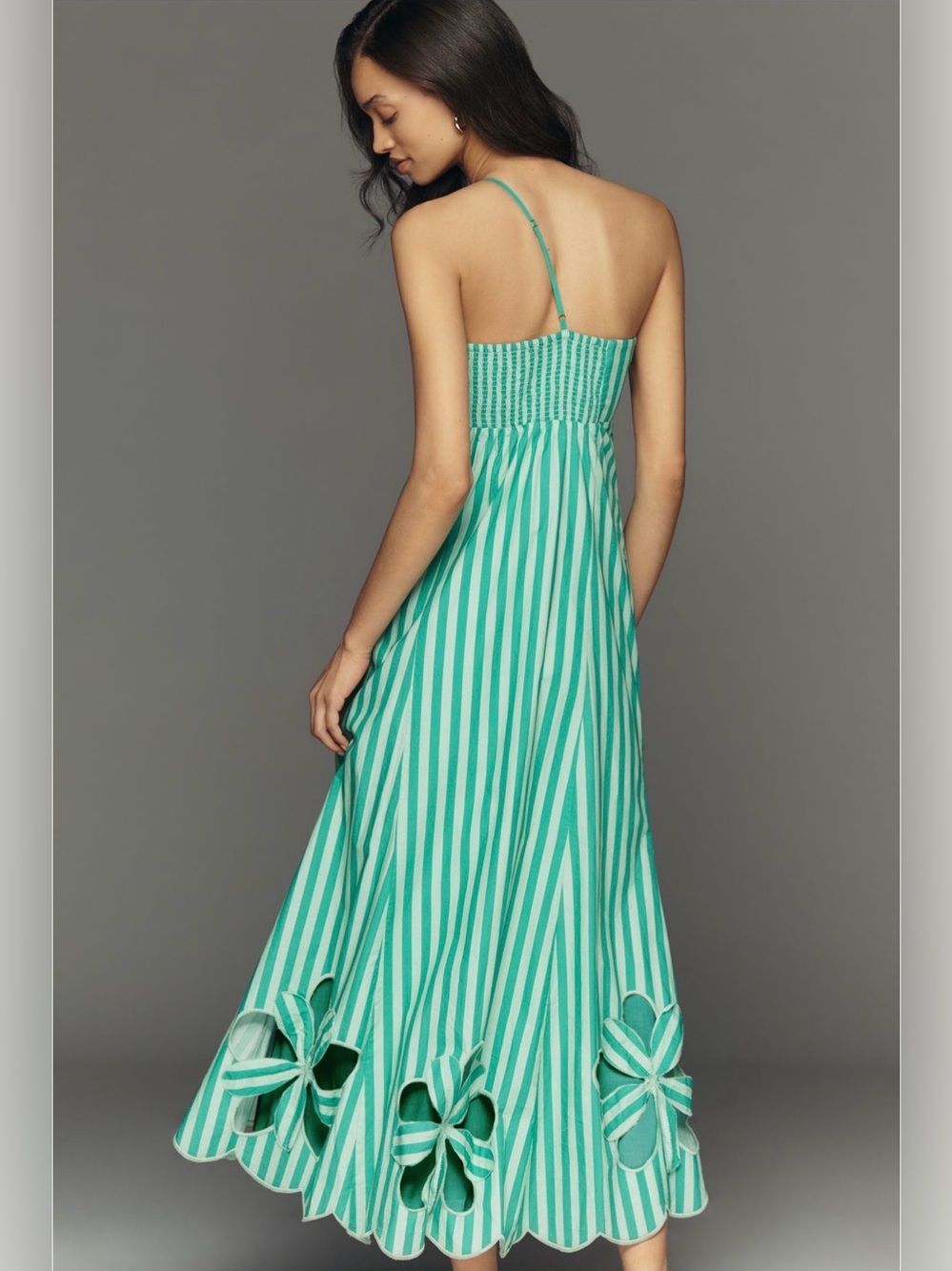 Anthropologie One-Shoulder Cutwork Dress - Picture 3 of 10